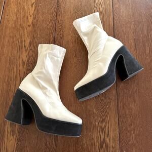 Fashion Nova Not An Excuse Platform Bootie Sz 7.5